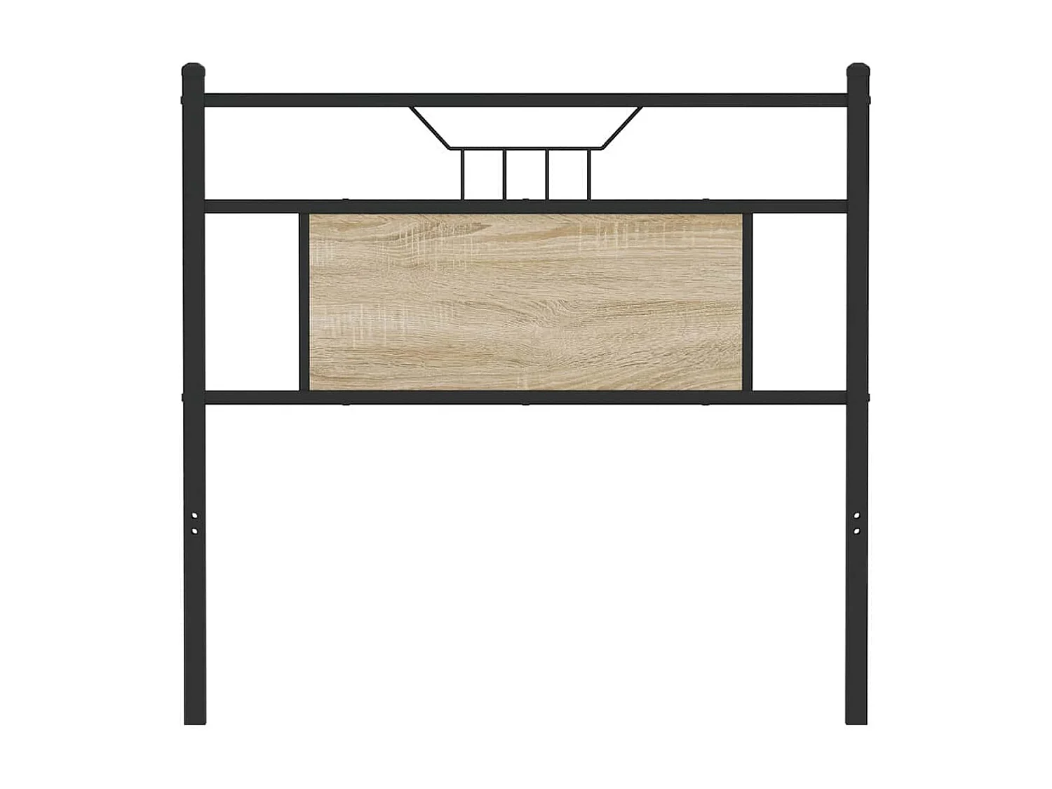 Tête de lit chêne sonoma 90 cm bois d'ingénierie et acier