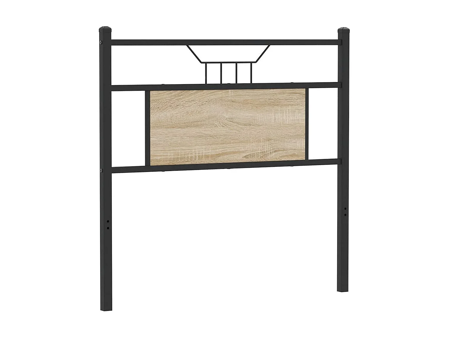 Tête de lit chêne sonoma 90 cm bois d'ingénierie et acier
