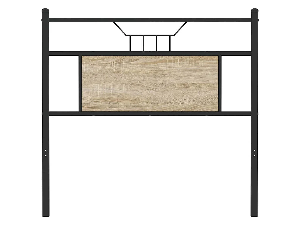 Ersatz-Kopfteil Sonoma-Eiche 90 cm Holzwerkstoff und Stahl