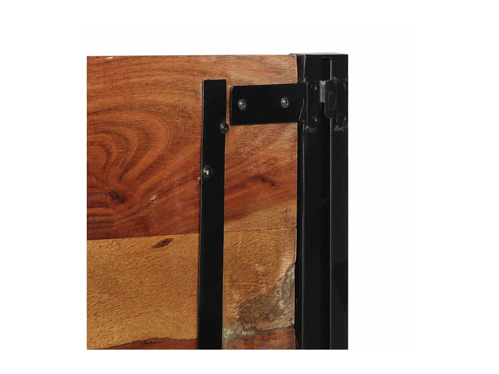 Hoofdeinde 120 cm massief gerecycled en ijzer