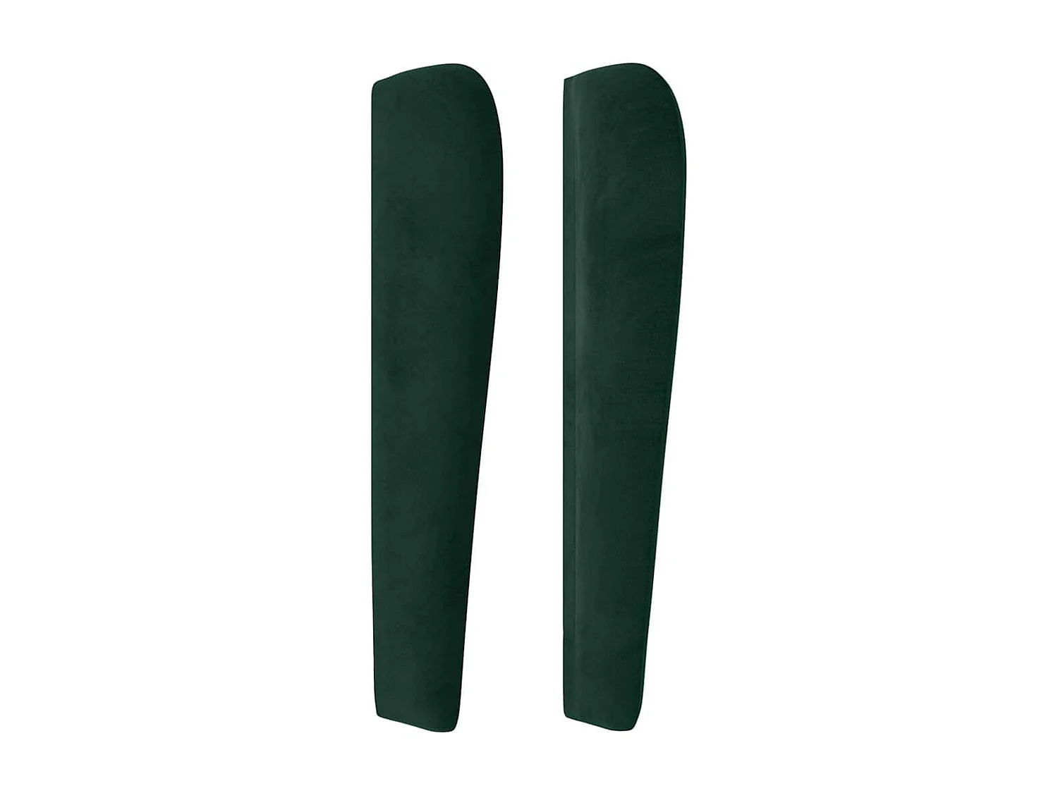 Testiera ad Orecchio Verde Scuro 93x23x118/128 cm in Velluto