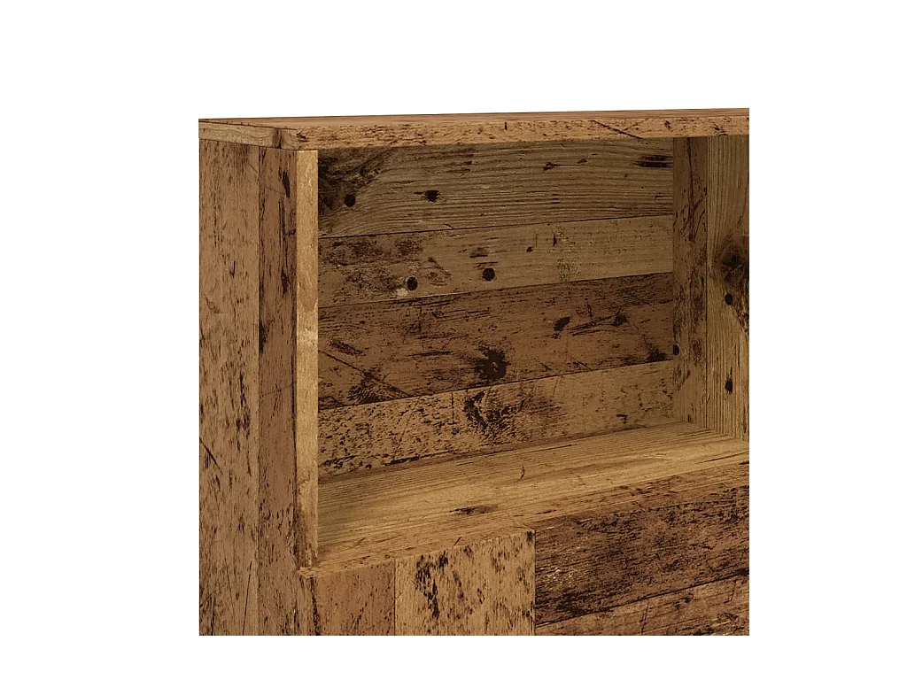 Armário de cabeceira 140x19x103,5 cm madeira velha