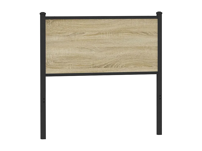 Kopfteil Sonoma-Eiche 90 cm Holzwerkstoff und Stahl