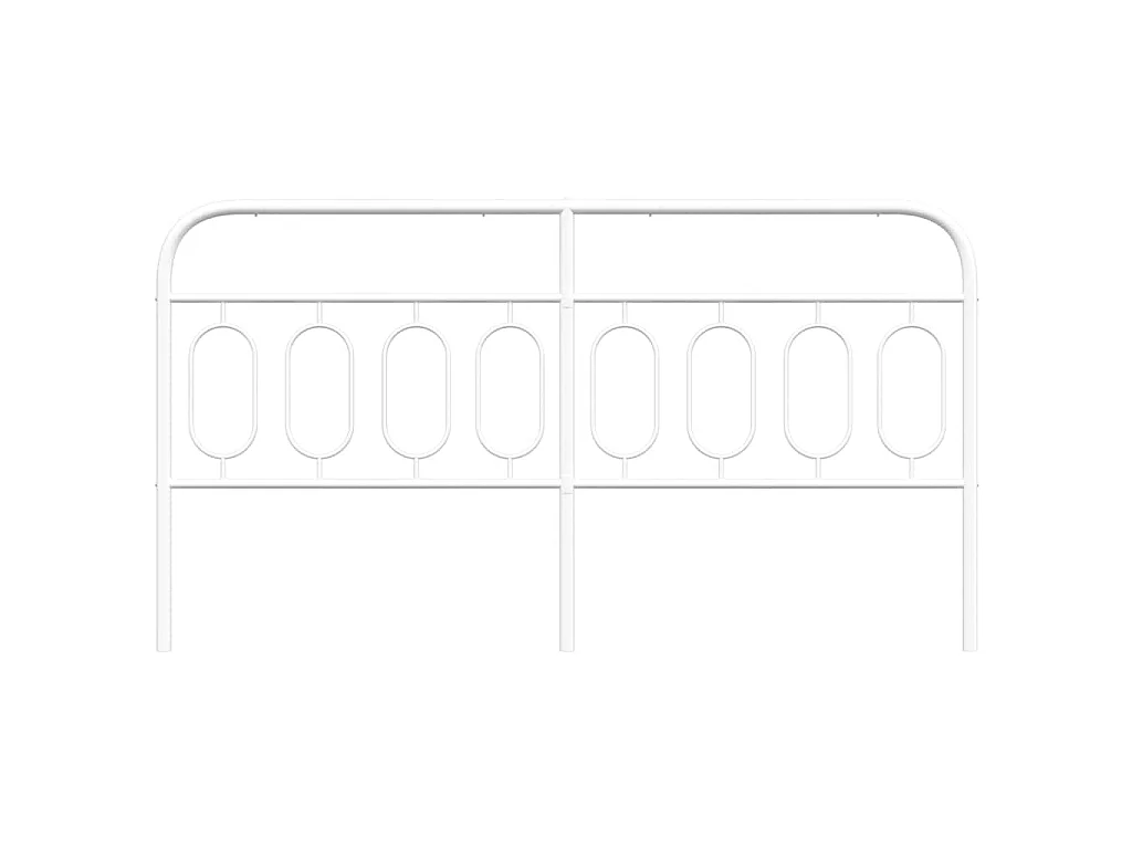 Tête de lit de remplacement métal blanc 193 cm