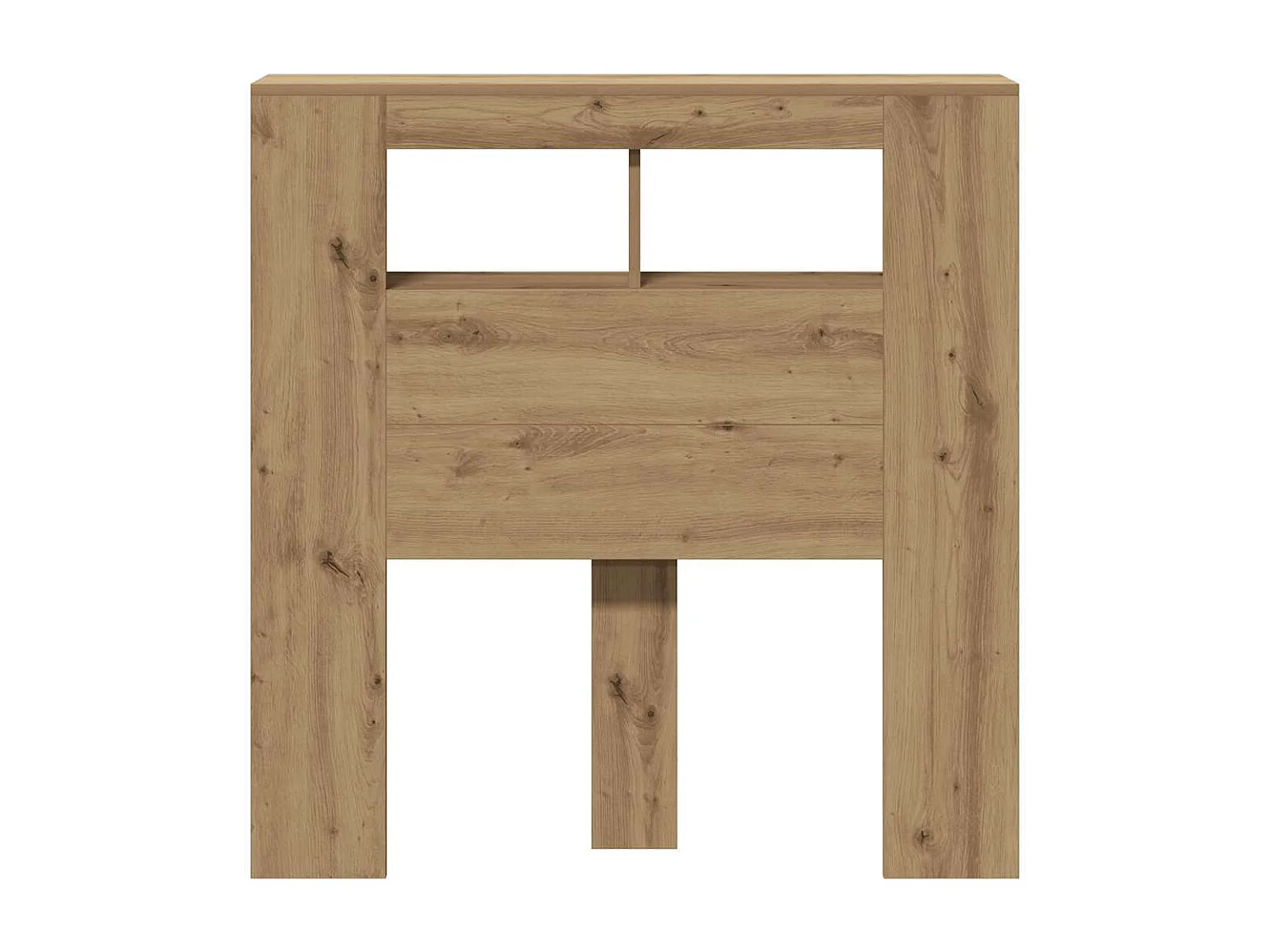 LED-Kopfteil Artisan-Eiche 100x18,5x103,5 cm Holzwerkstoff