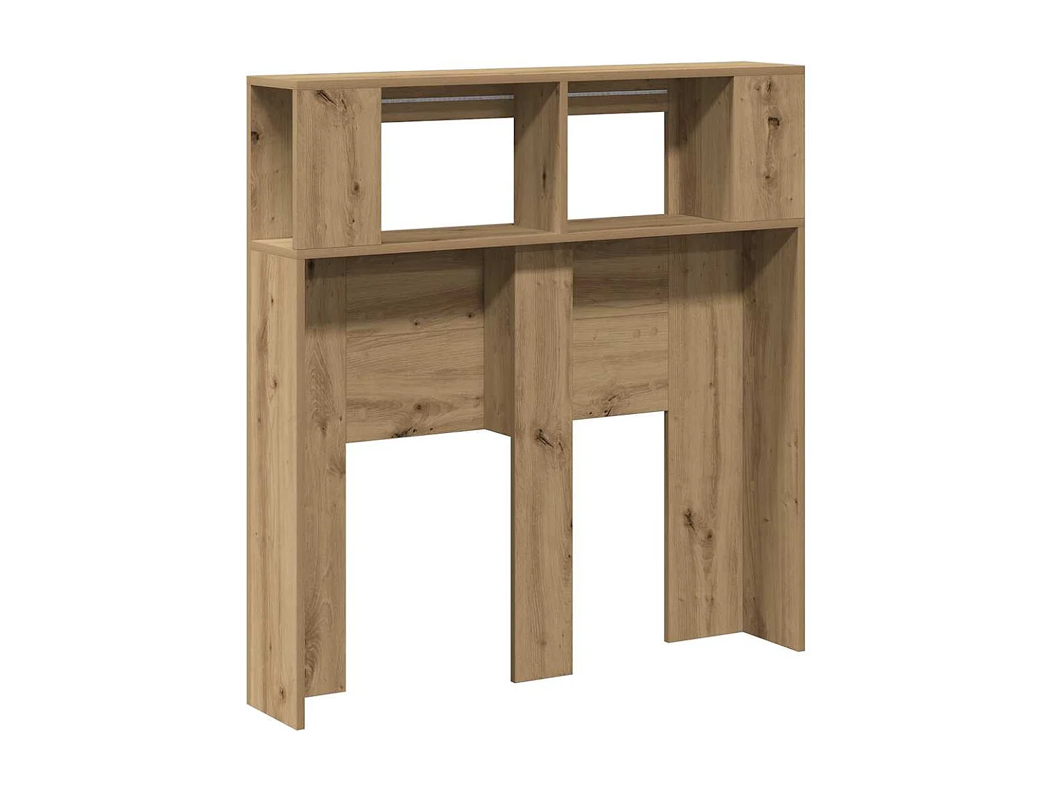 LED-Kopfteil Artisan-Eiche 100x18,5x103,5 cm Holzwerkstoff