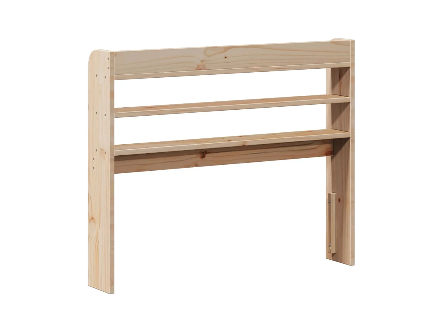 Tête de lit avec étagères 100 cm bois massif de pin