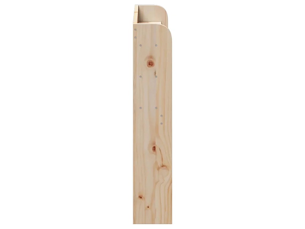Tête de lit avec étagères 100 cm bois massif de pin