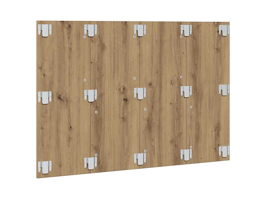Cabecero de cama madera ingeniería roble artisan 120x1,5x80 cm