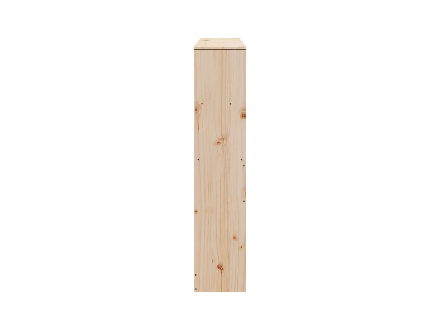 Hoofdbord met opbergruimte 120 cm massief grenenhout