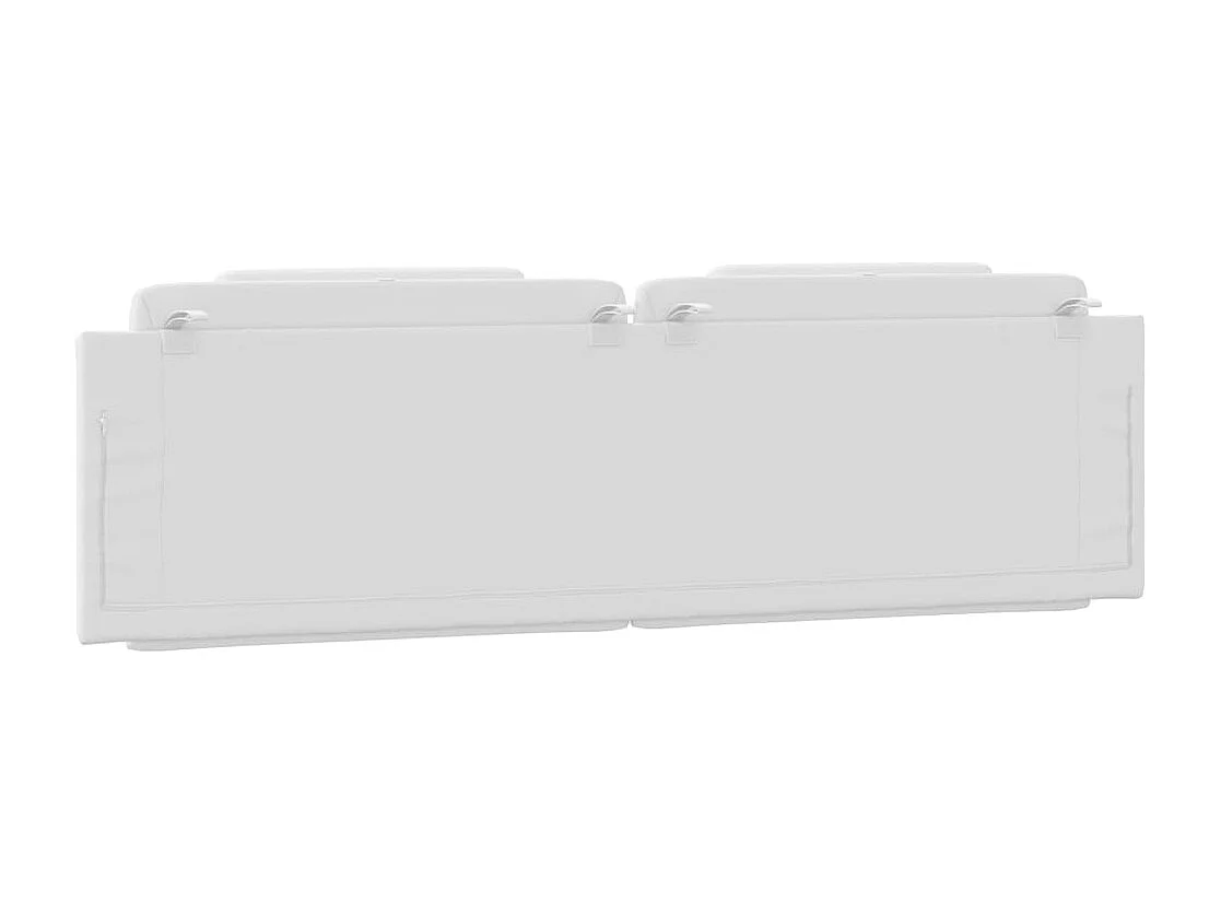 Cuscino Testiera Viana Bianco 180 cm in Similpelle