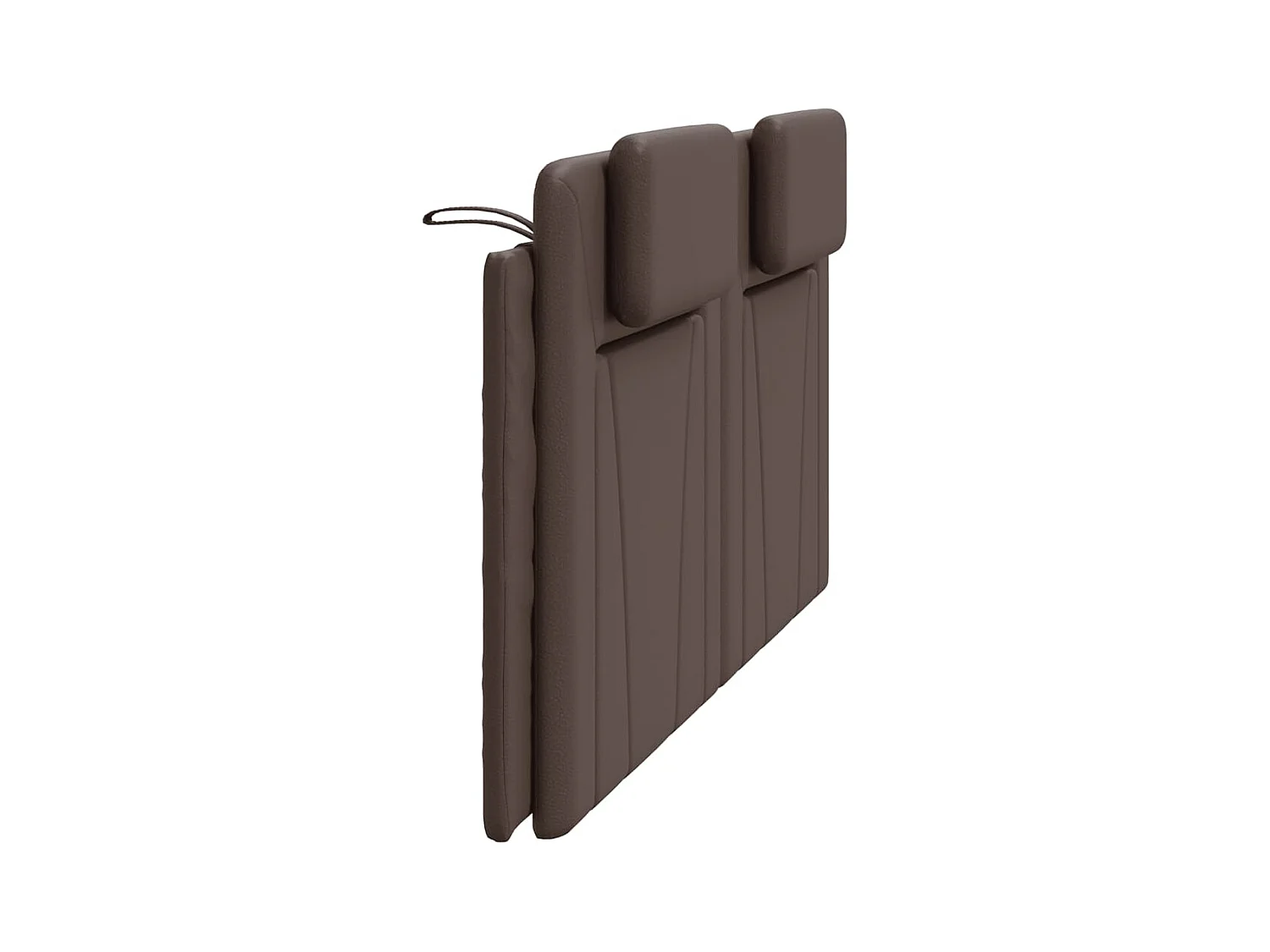 Coussin de tête de lit Viana marron 180 cm similicuir