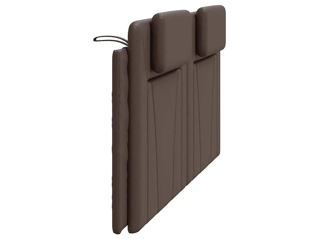 Coussin de tête de lit Viana marron 180 cm similicuir