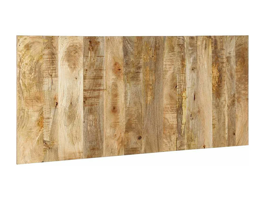 Tête de lit 180 cm bois de manguier brut massif