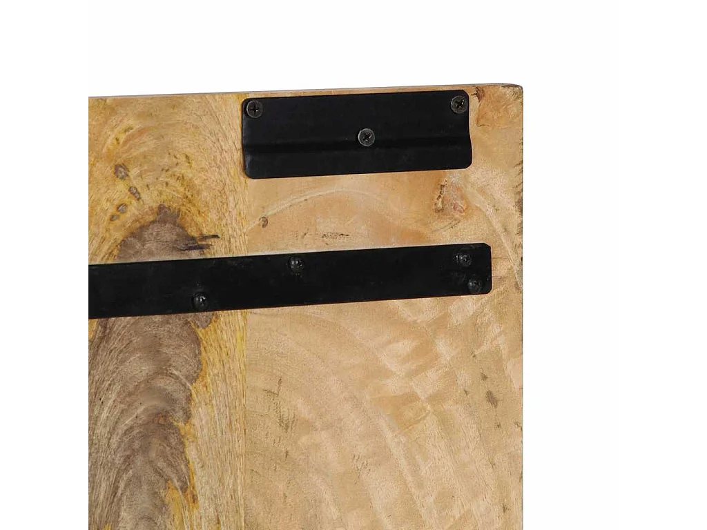 Tête de lit 180 cm bois de manguier brut massif