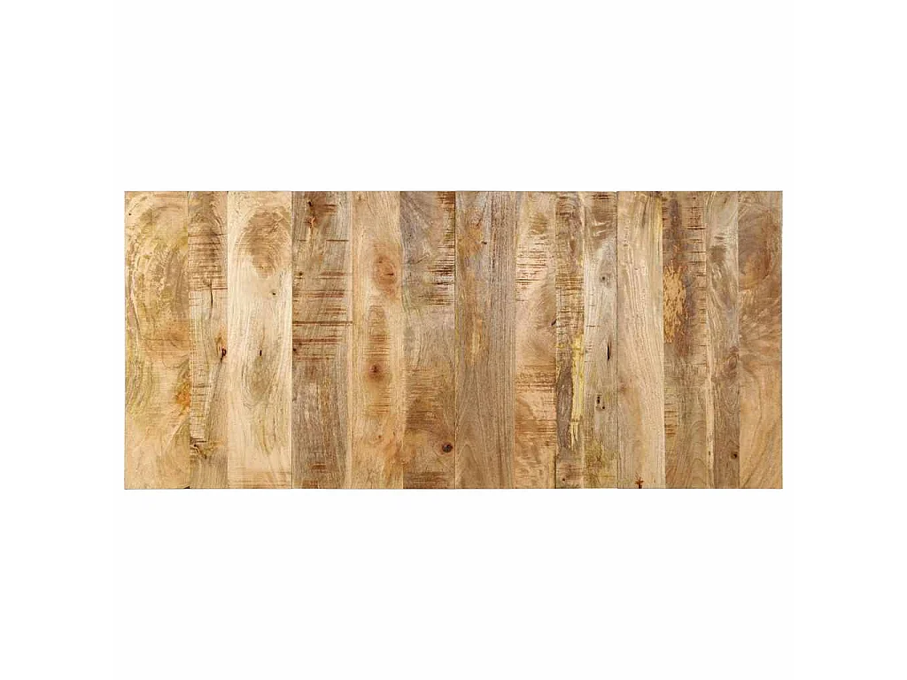 Tête de lit 180 cm bois de manguier brut massif