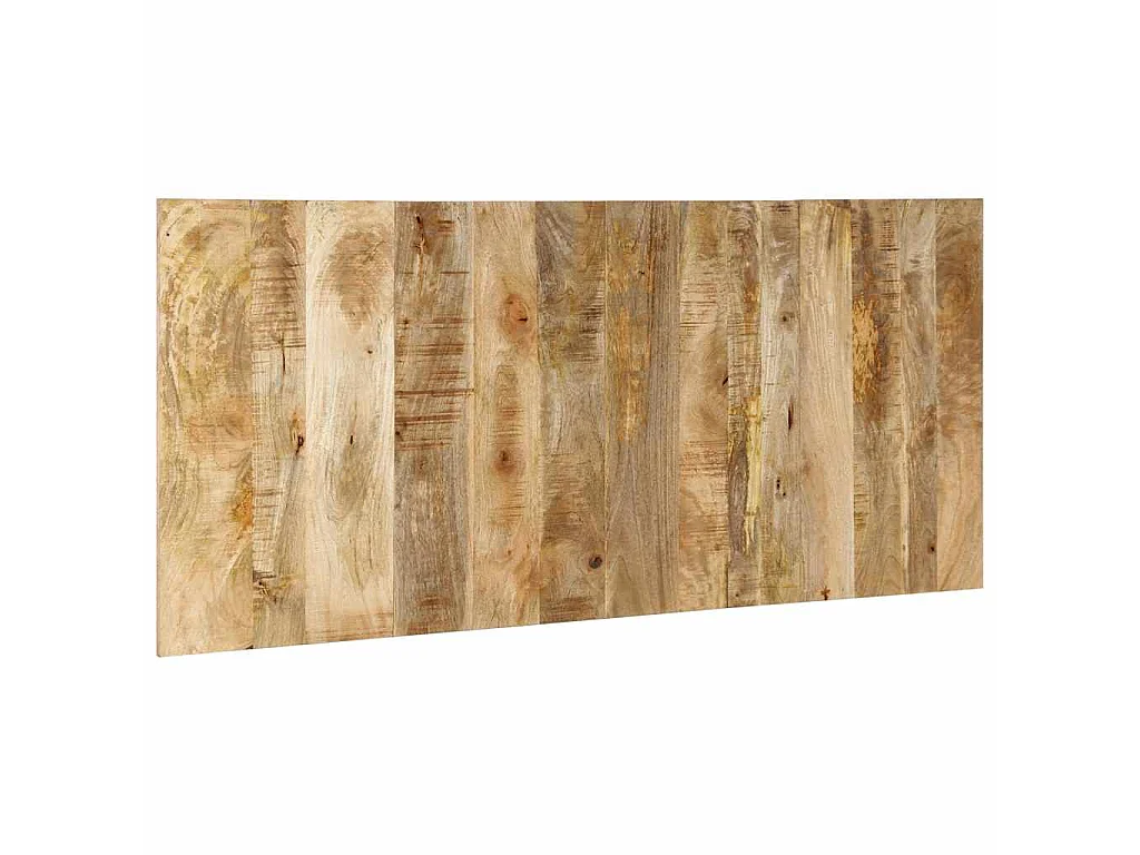 Tête de lit 180 cm bois de manguier brut massif