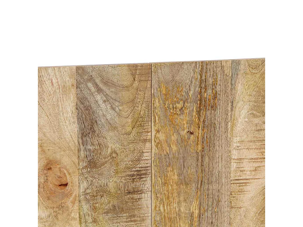 Tête de lit 180 cm bois de manguier brut massif