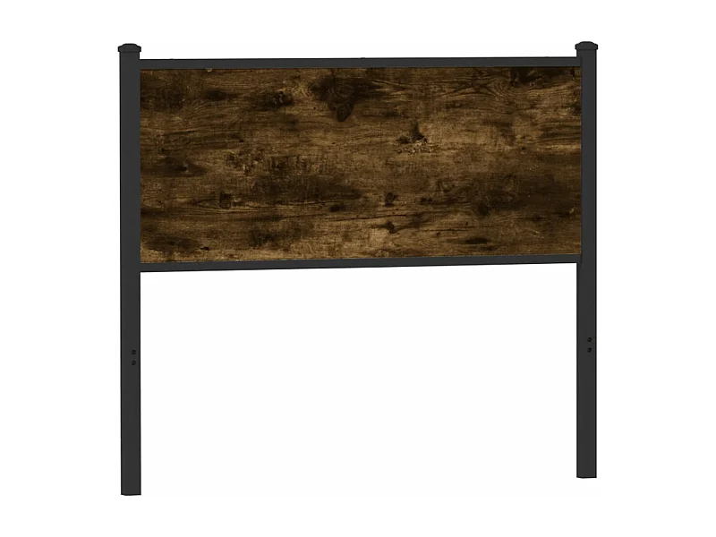 Kopfteil Räuchereiche 100 cm Holzwerkstoff und Stahl