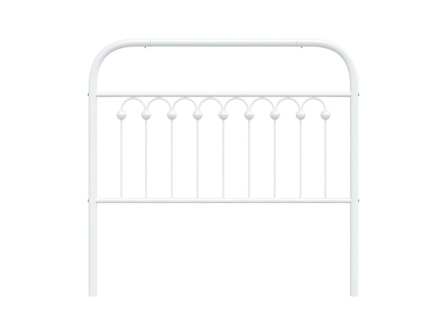 Kopfteil Metall Weiß 100 cm