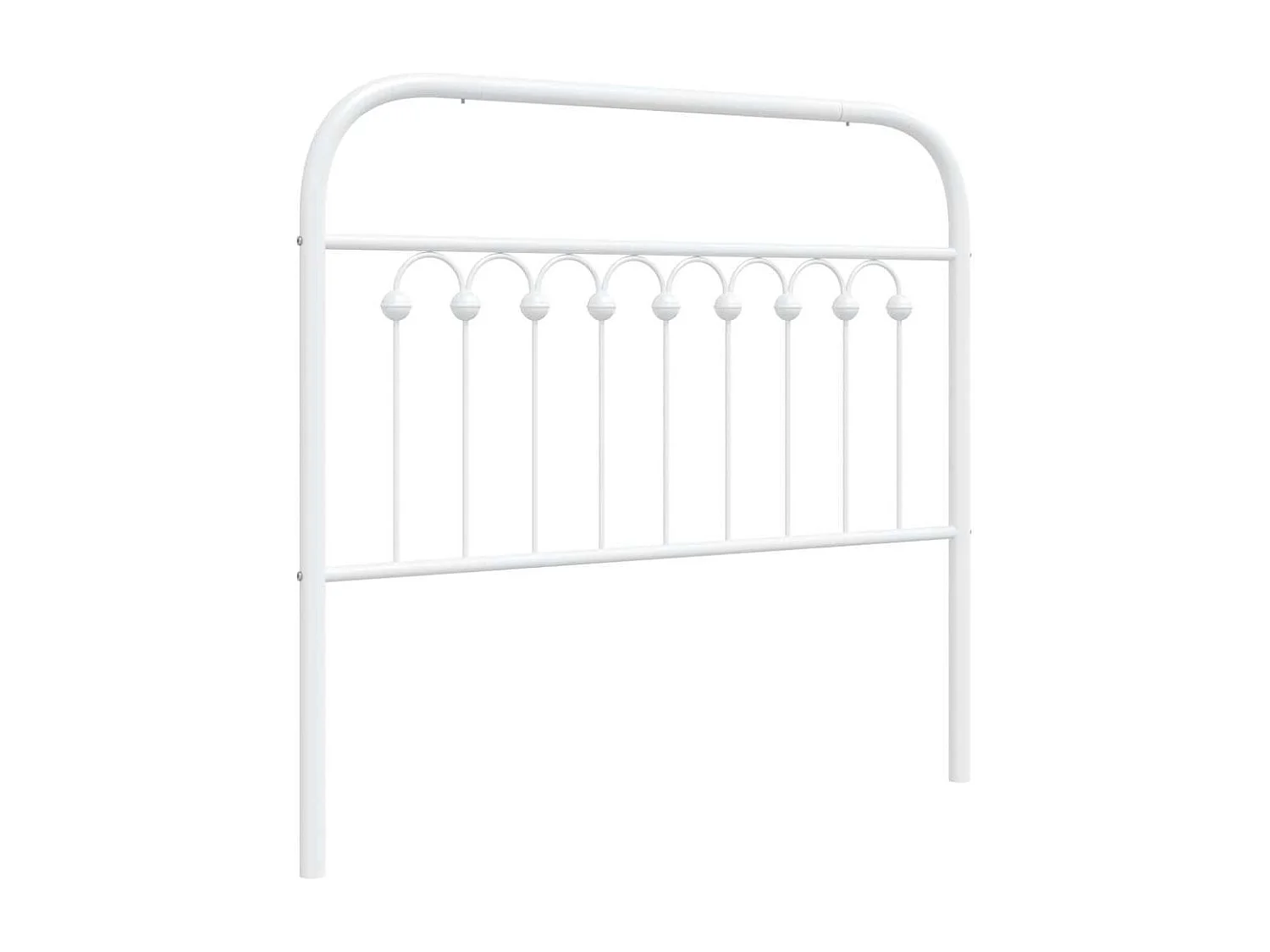 Tête de lit de remplacement métal blanc 100 cm