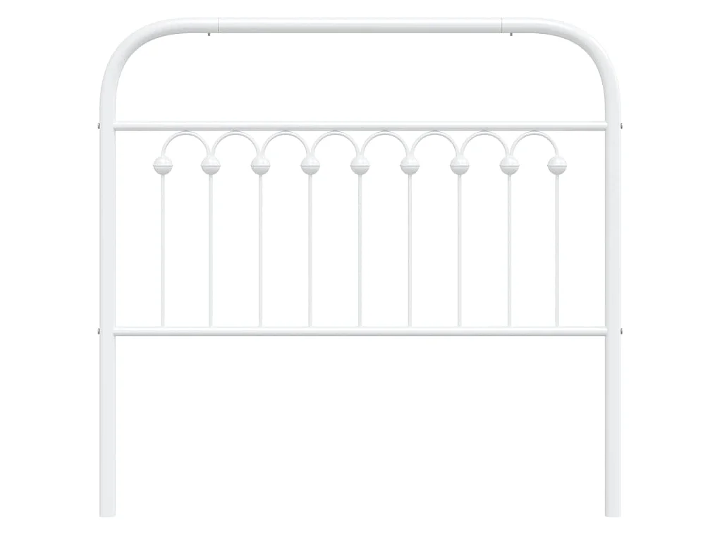 Tête de lit de remplacement métal blanc 100 cm