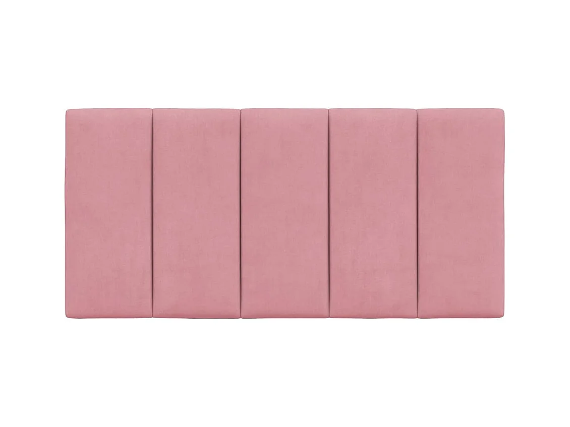 Cuscino Testiera Rosa 100 cm in Velluto
