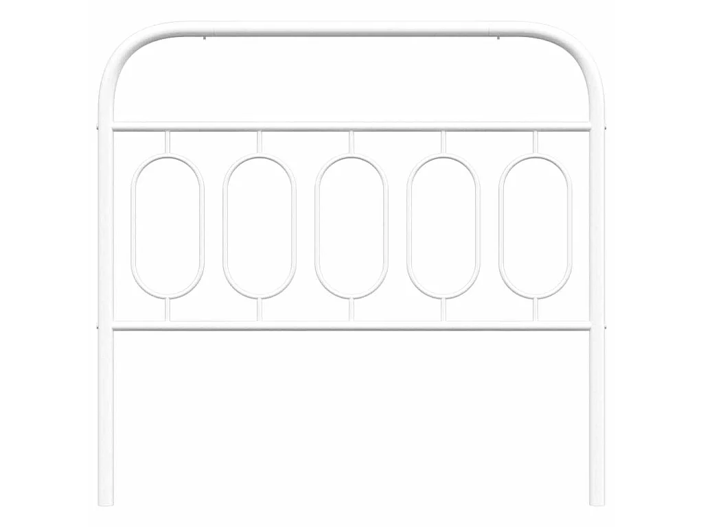 Tête de lit de remplacement métal blanc 100 cm