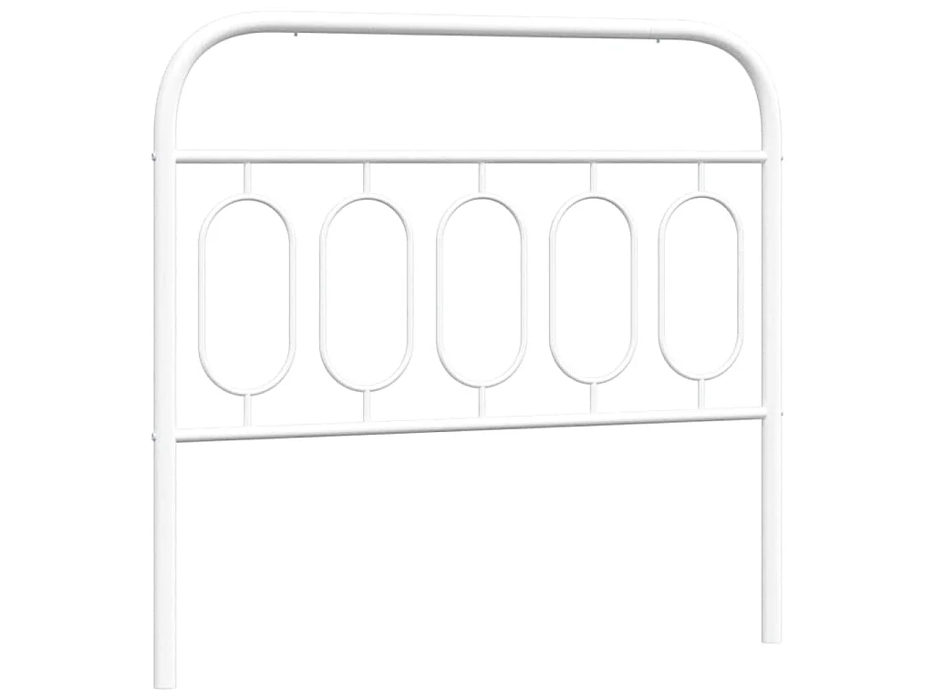Tête de lit de remplacement métal blanc 100 cm
