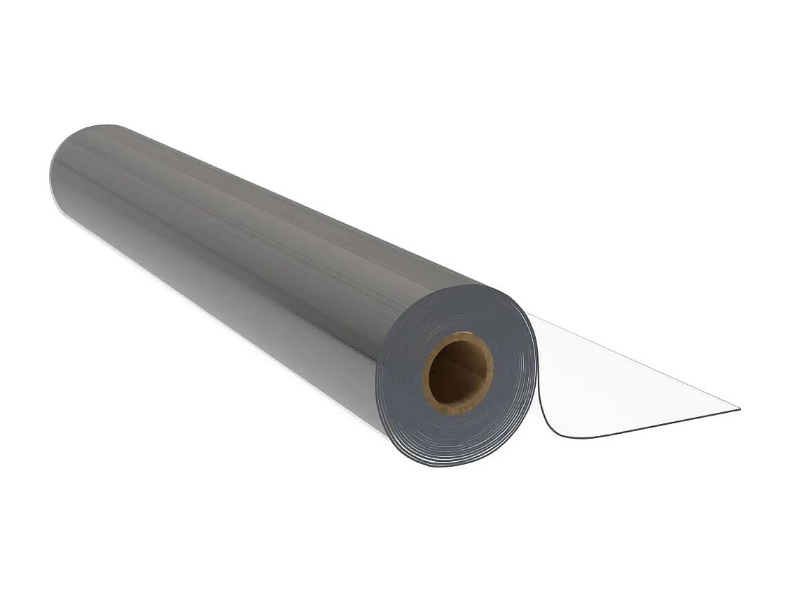 Rouleau transparent de protection de table 0,9x15 m 1,6 mm PVC