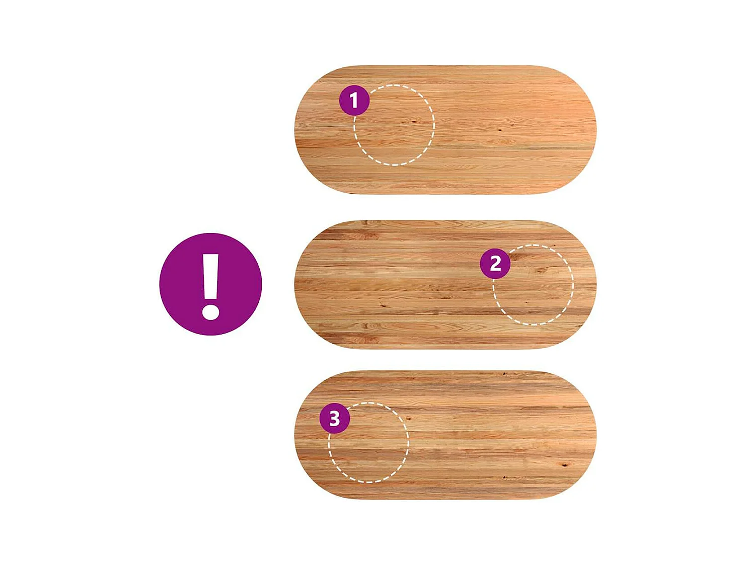 Esstisch Hellbraun 280x120x74 cm Massivholz Eiche Oval