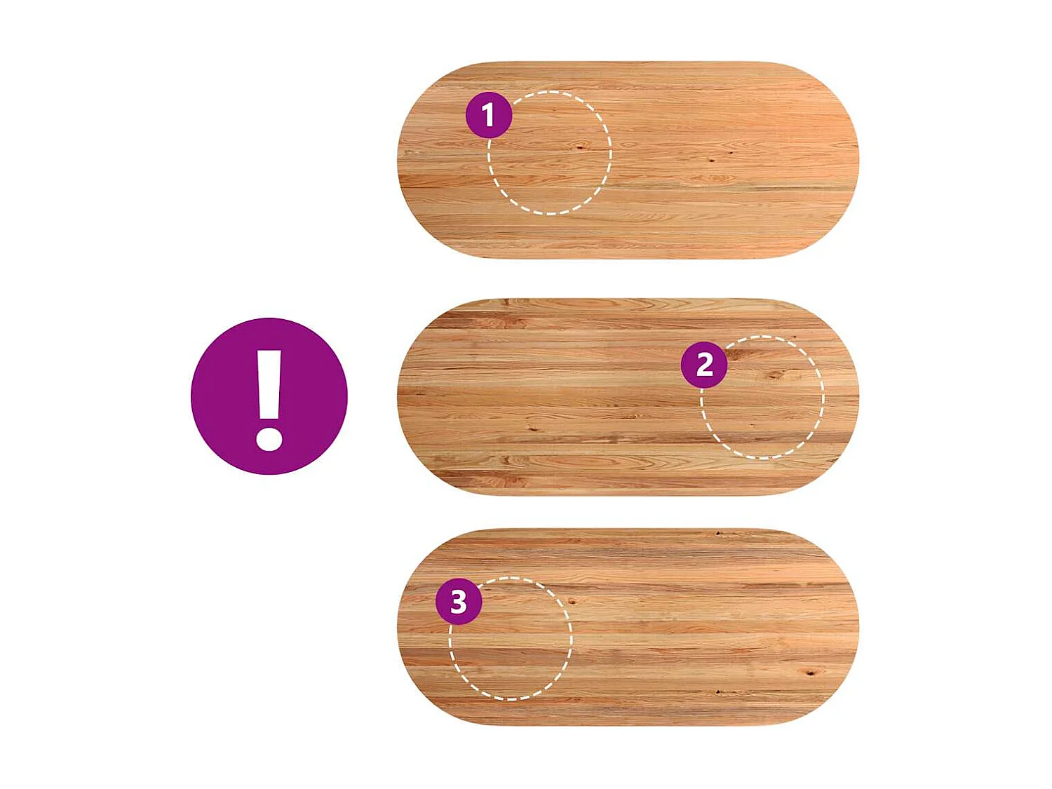 Eettafel 280x120x74 cm ovaal massief eikenhout lichtbruin