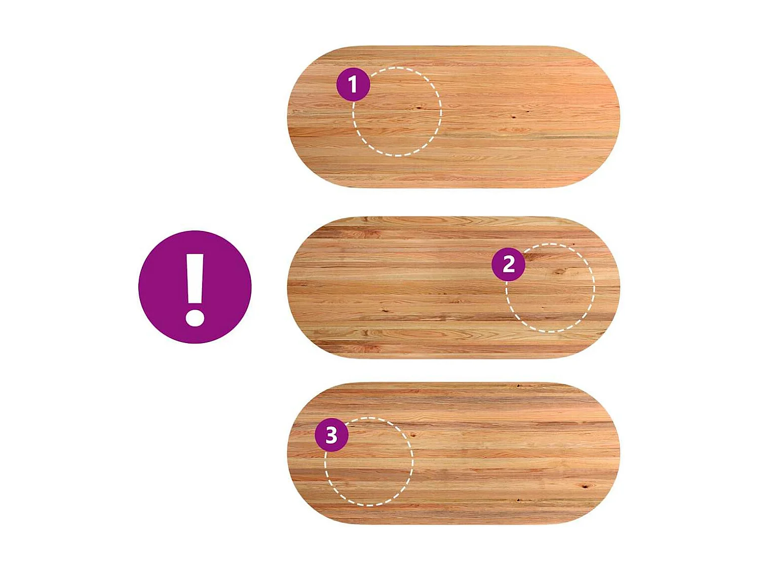 Esstisch Hellbraun 280x120x74 cm Massivholz Eiche Oval