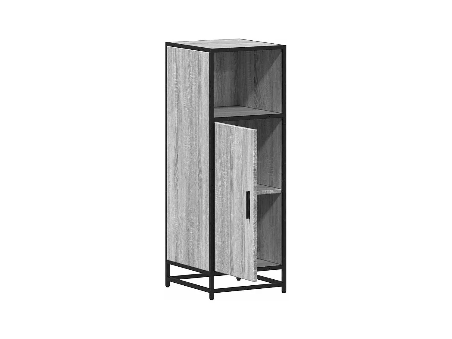 Armoire de salle de bain sonoma gris 35x37,5x100 cm