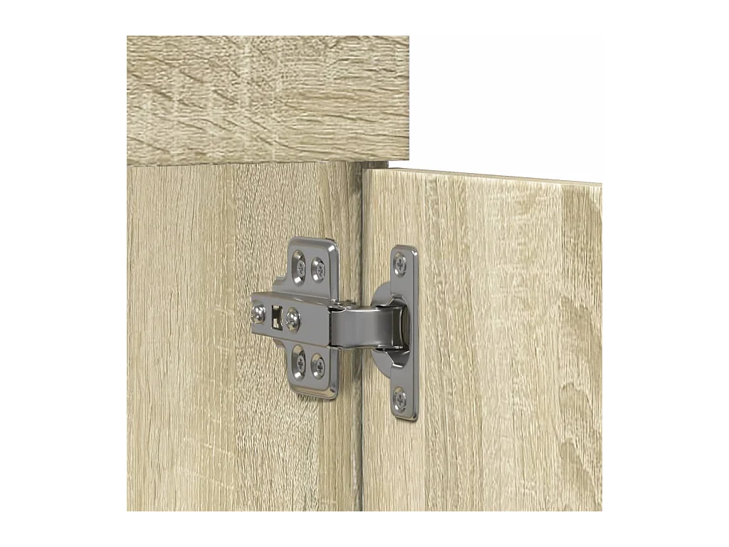 Armoire d'évier Chêne sonoma 80x38,5x46 cm Aggloméré