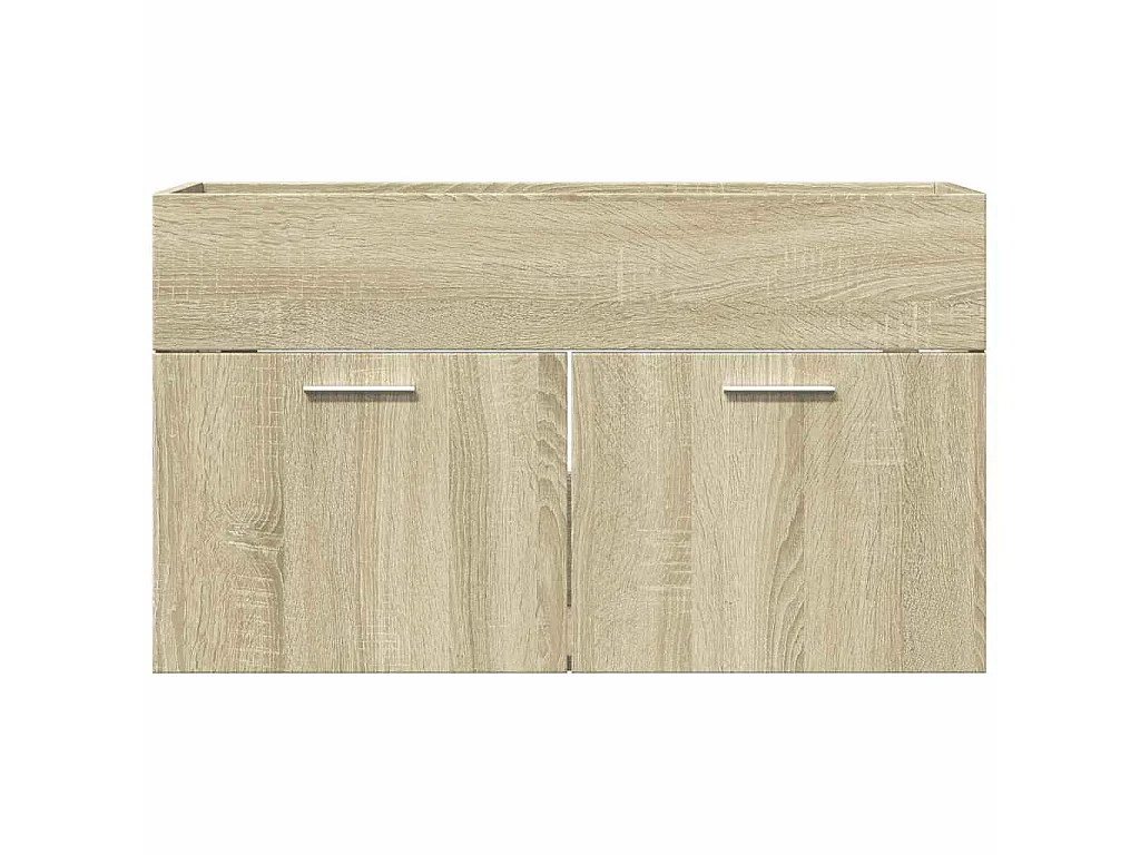 Armoire d'évier Chêne sonoma 80x38,5x46 cm Aggloméré