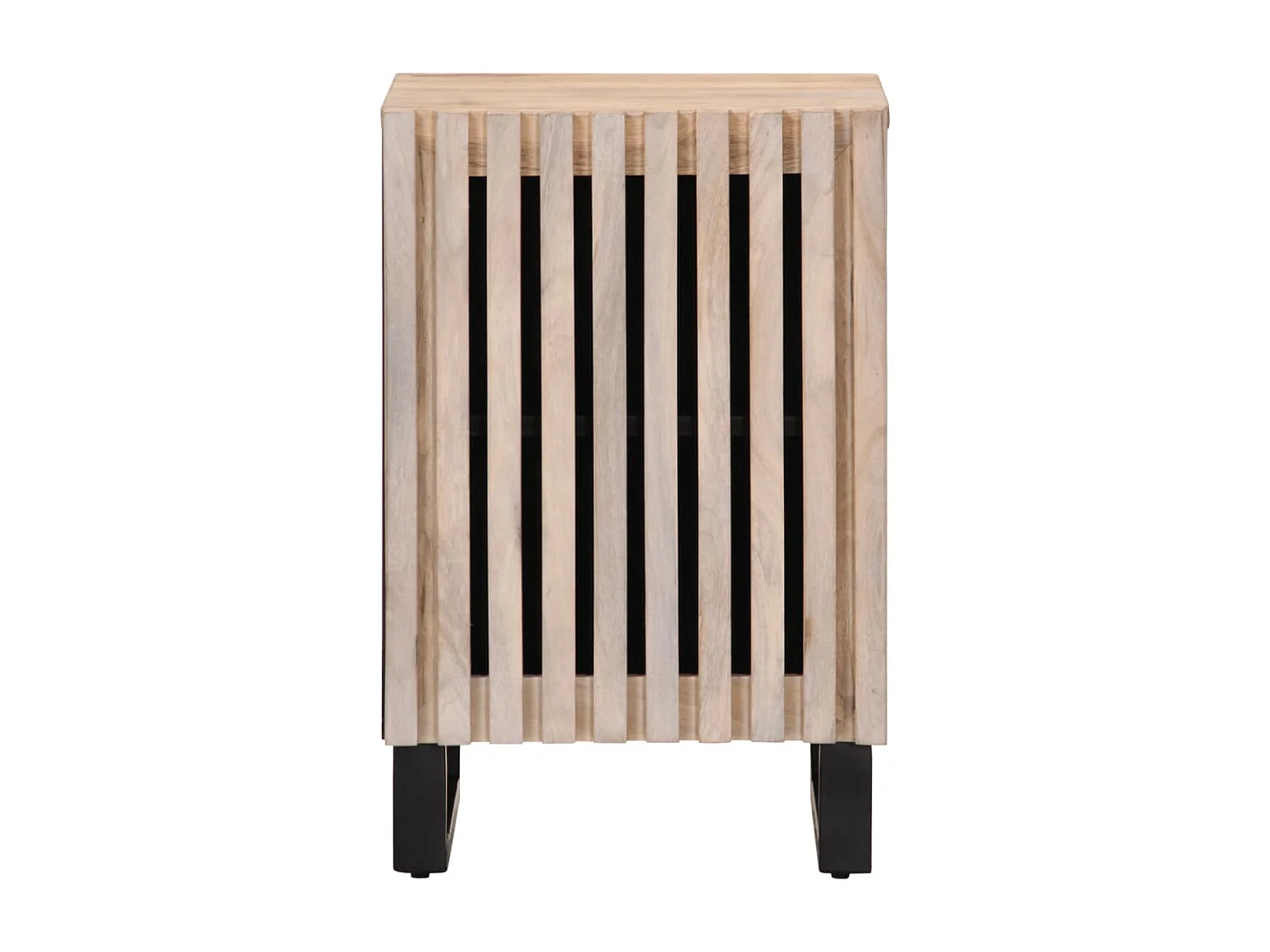 Armoire de salle de bain 38x34x58 cm bois massif de manguier