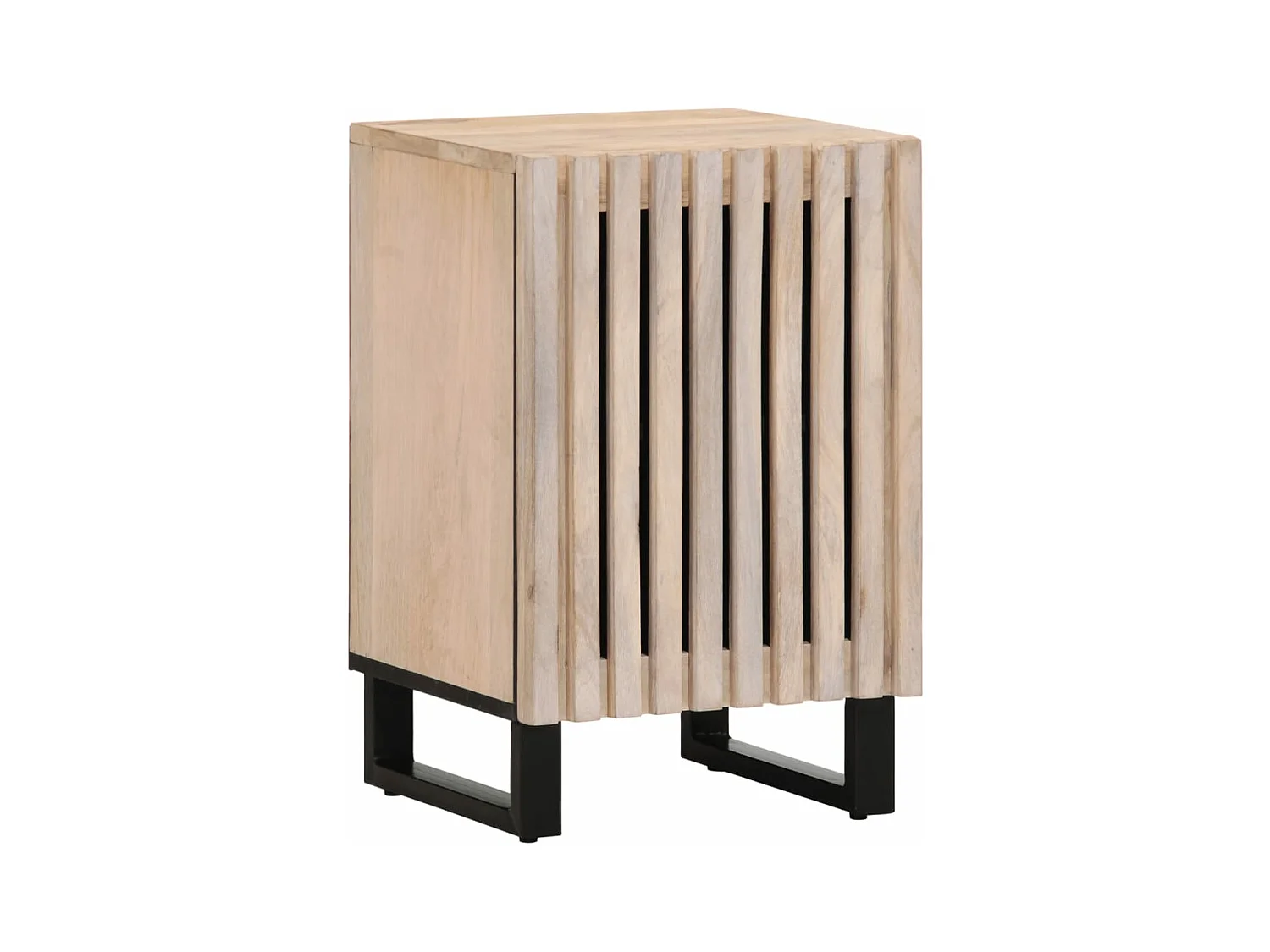 Armoire de salle de bain 38x34x58 cm bois massif de manguier