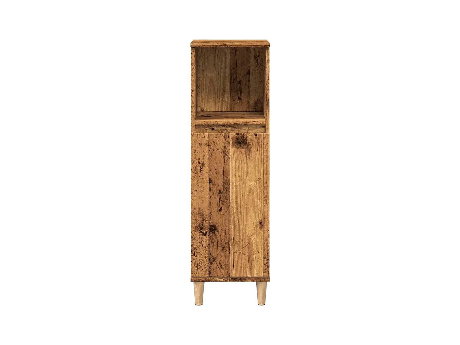 Armoire de salle de bain vieux bois 30x30x100cm bois ingénierie
