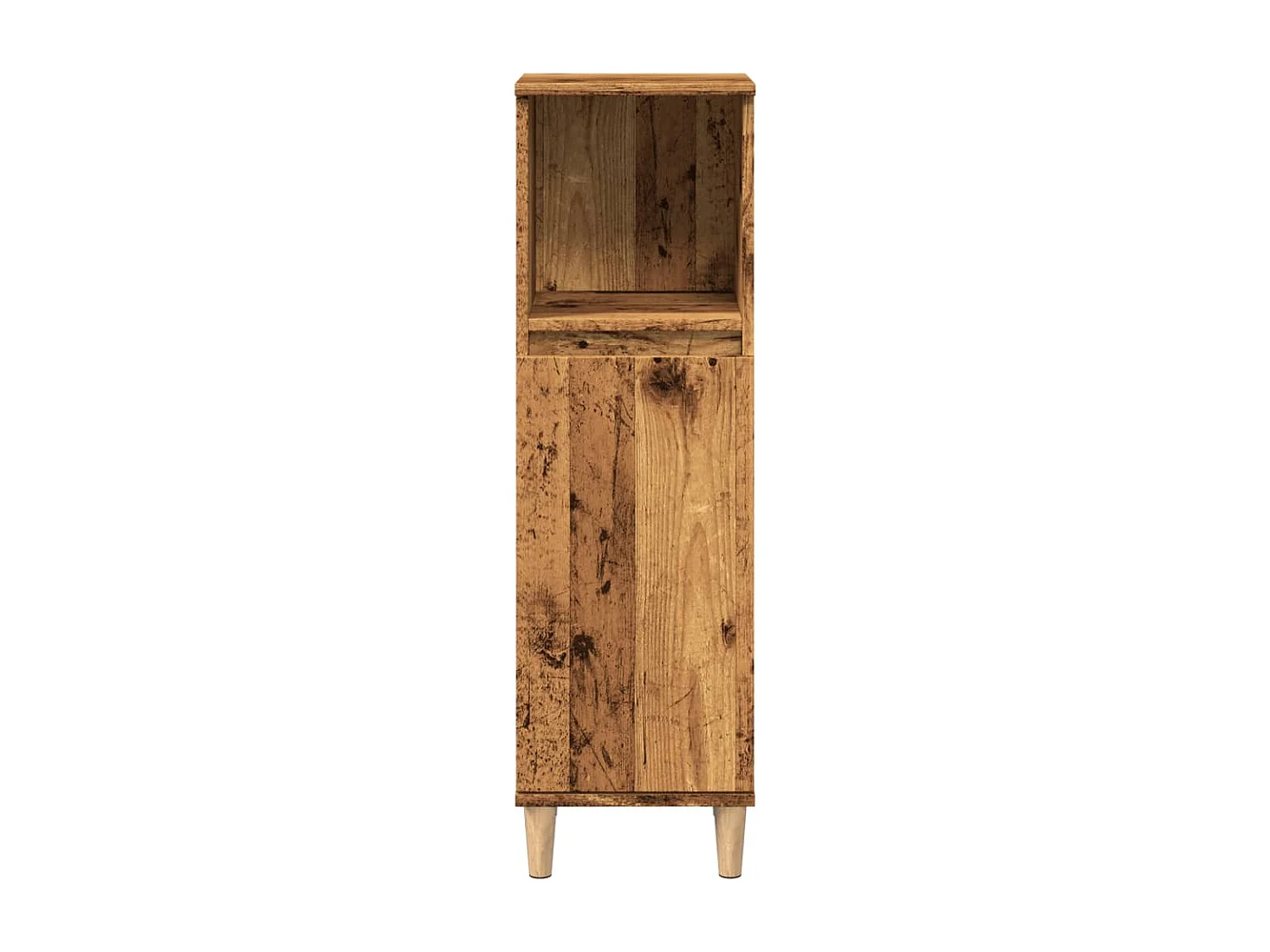 Armoire de salle de bain vieux bois 30x30x100cm bois ingénierie