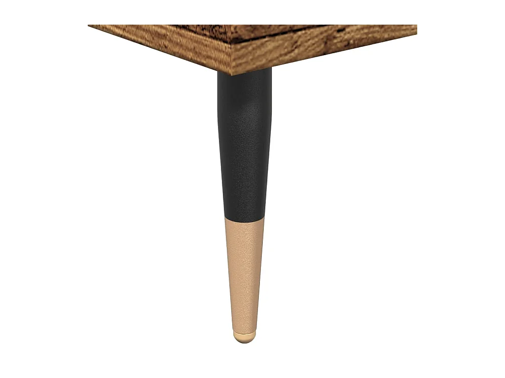 Armoire de salle de bain vieux bois 80x33x60 cm bois ingénierie