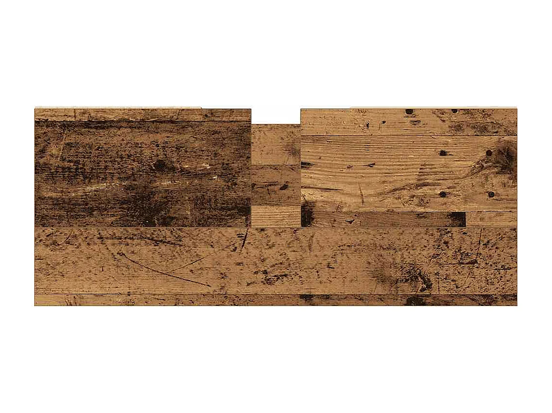 Mueble de baño madera de ingeniería envejecida 80x33x60 cm