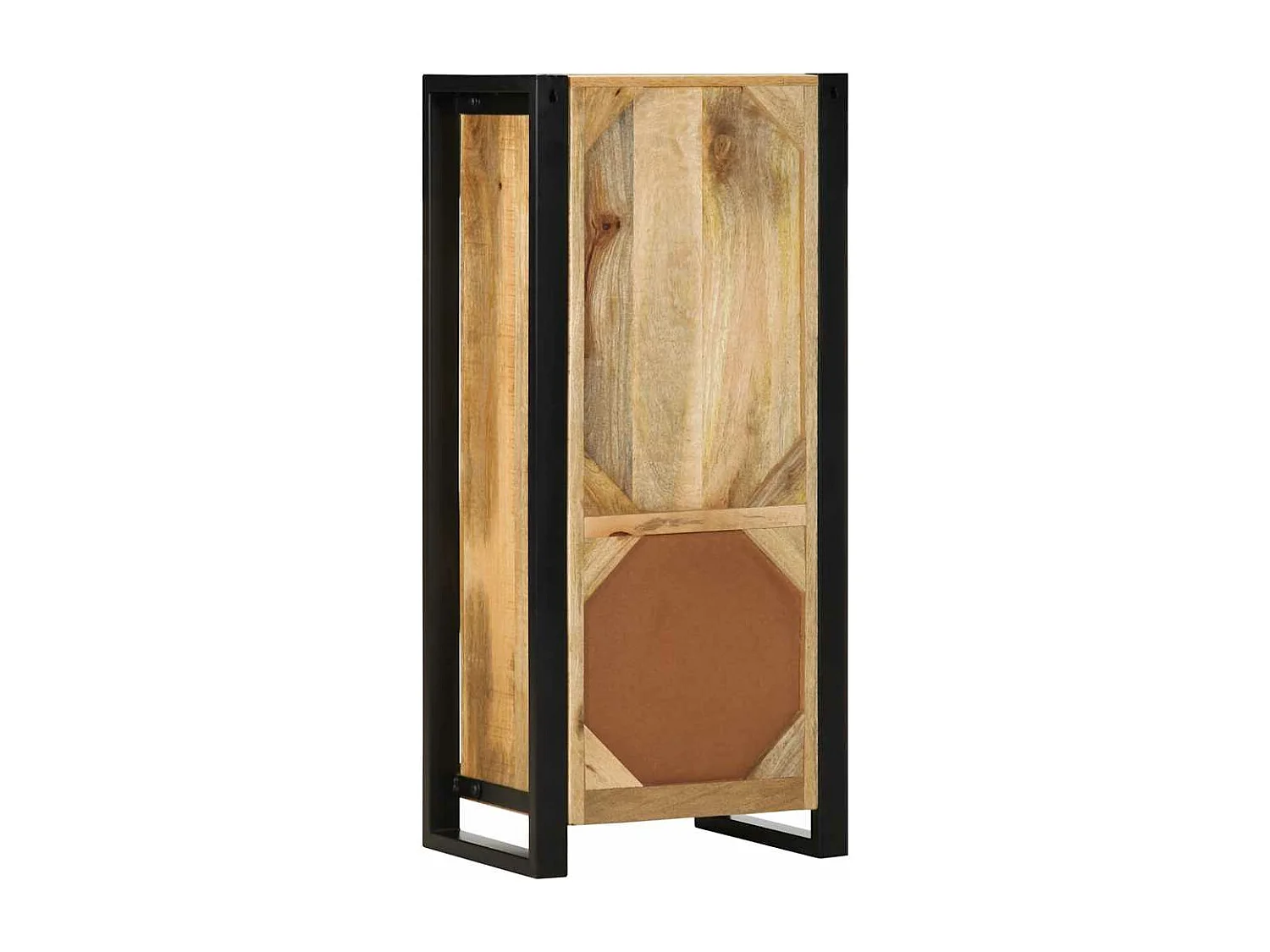 Badkamerkast 40x30x90 cm massief ruw mangohout