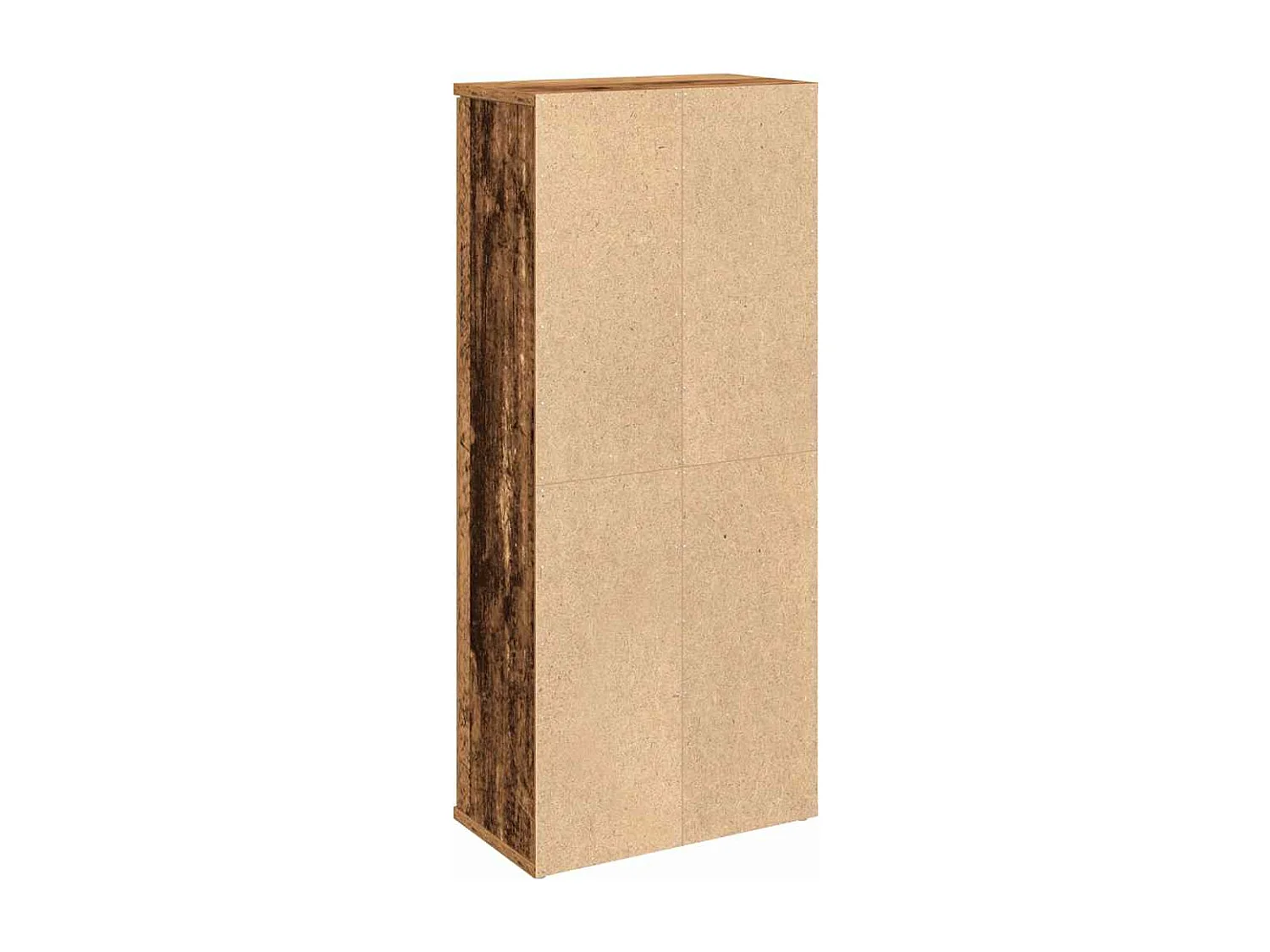 Meuble de salle de bain avec porte-rouleau vieux bois