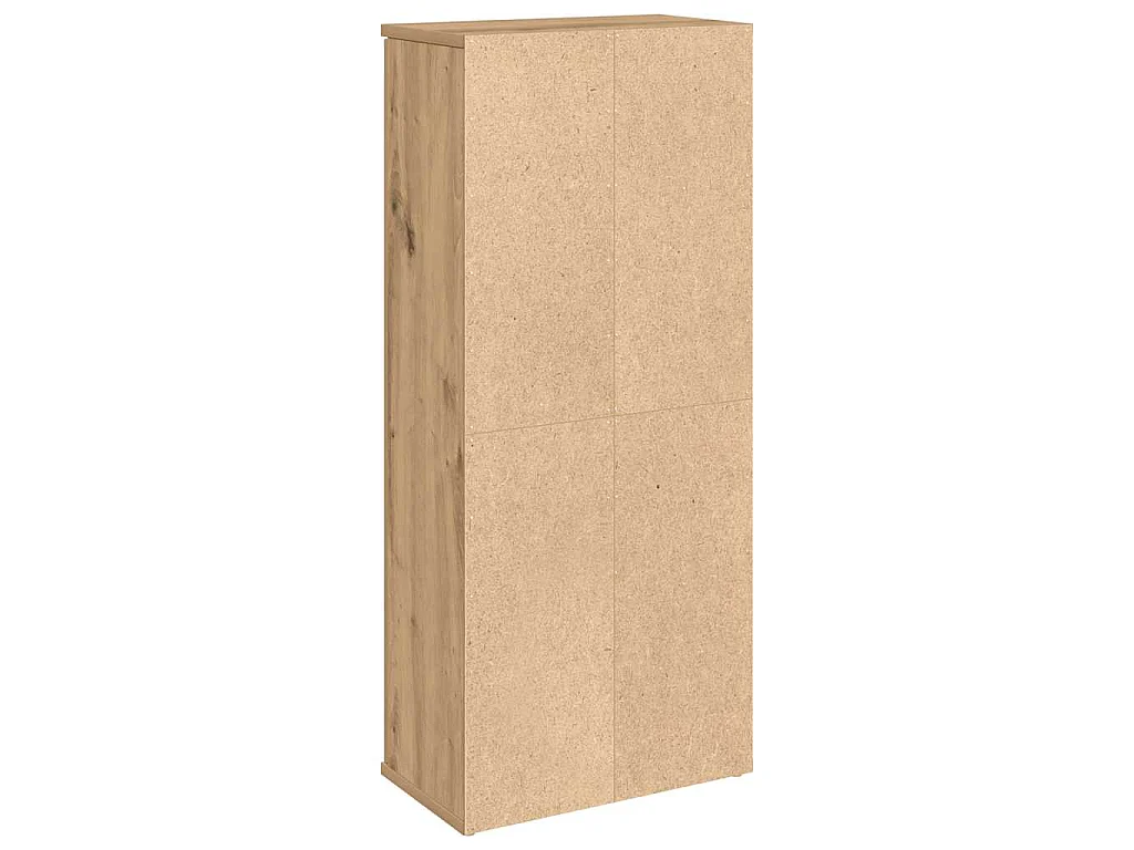 Badezimmerschrank mit Rollenhalter Artisan-Eiche 39x22x90 cm