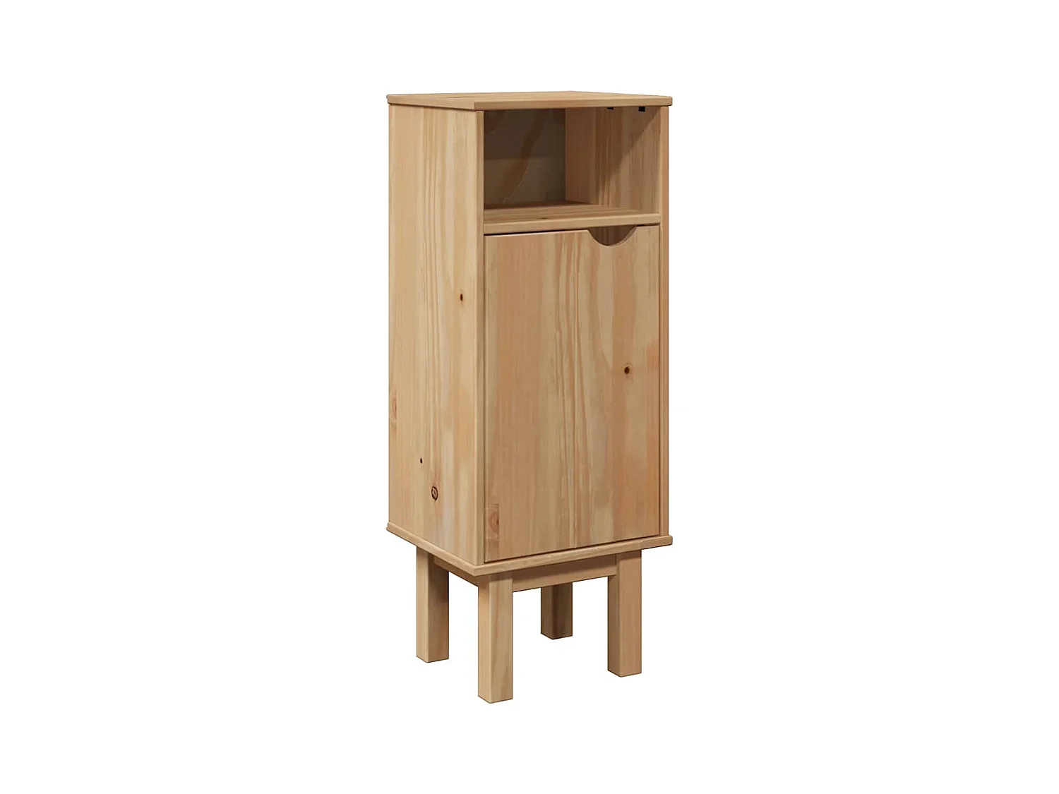 Armoire de salle de bain "OTTA" 35x30x90 cm bois massif de pin