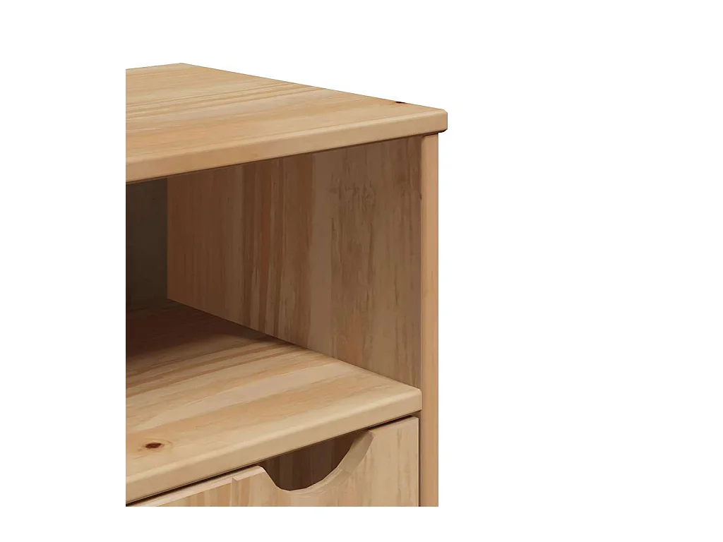 Armoire de salle de bain "OTTA" 35x30x90 cm bois massif de pin