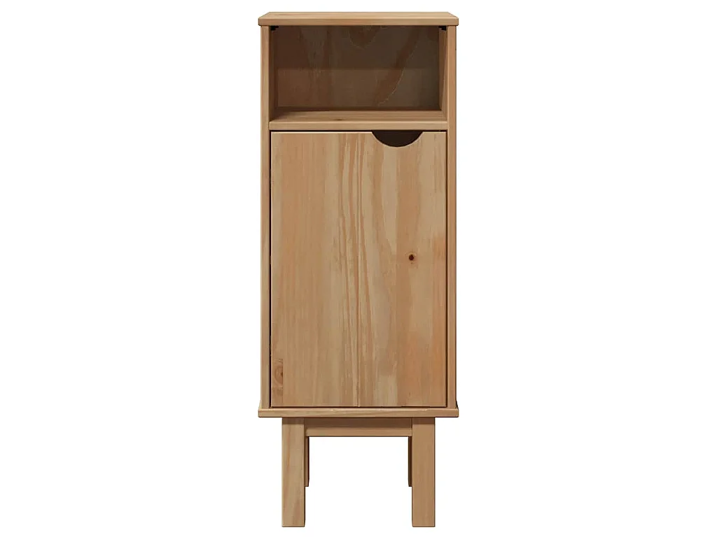 Armoire de salle de bain "OTTA" 35x30x90 cm bois massif de pin