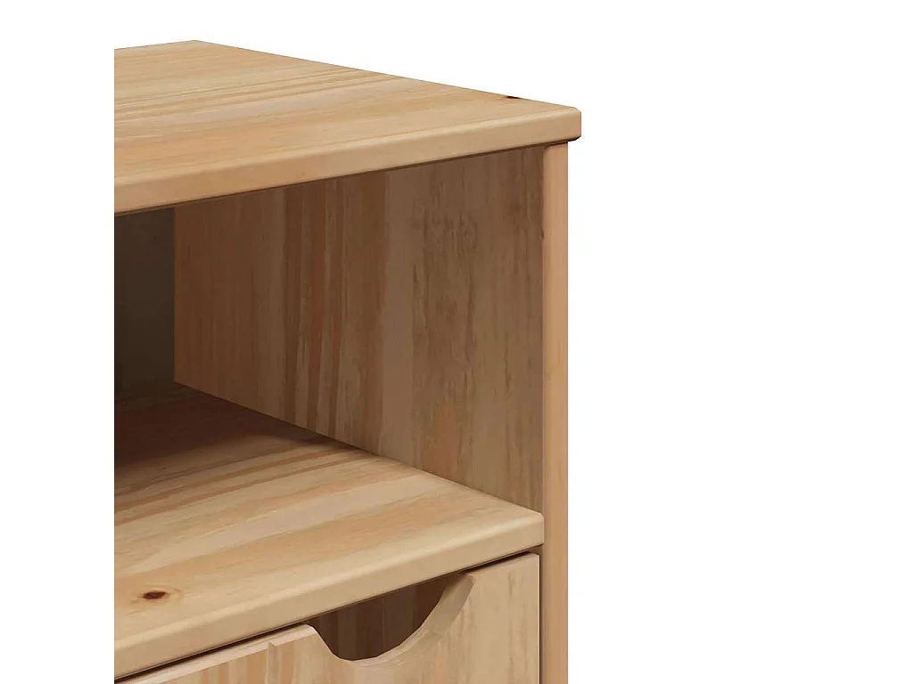 Armoire de salle de bain "OTTA" 35x30x90 cm bois massif de pin