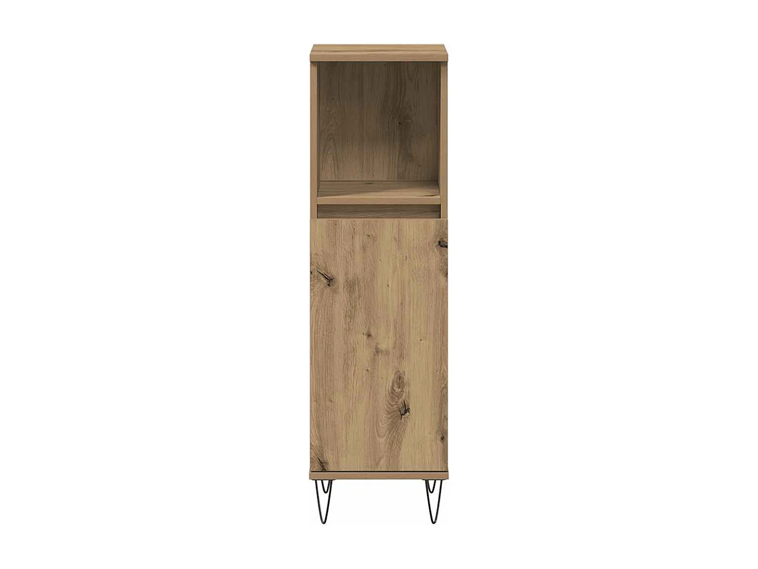 Armoire de salle de bain chêne artisanal 30x30x100 cm